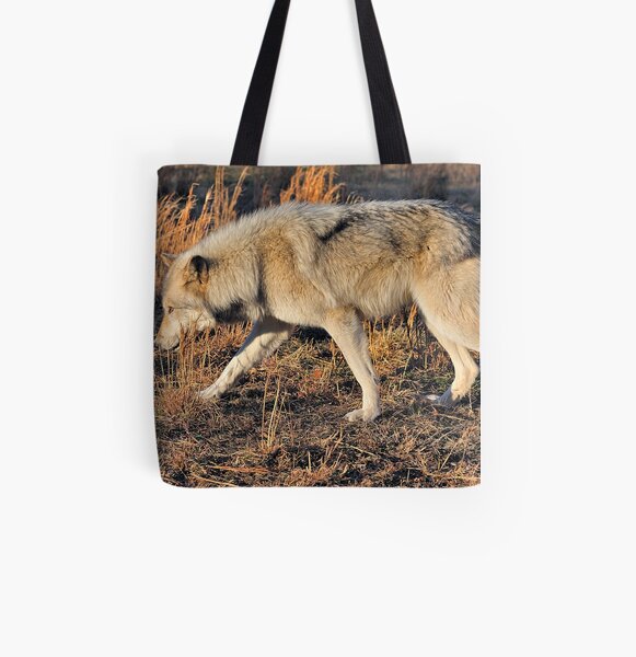 Ahote the Wolf Hybrid All Over Print Tote Bag