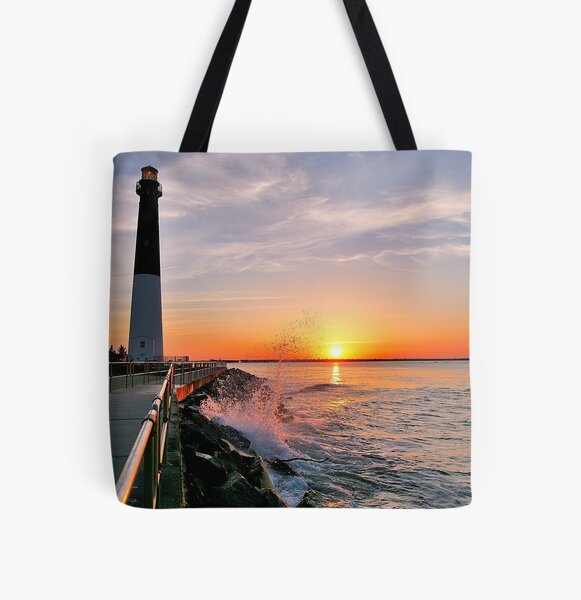Barnegat Light All Over Print Tote Bag