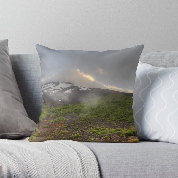 Mount Fuji Throw Pillow