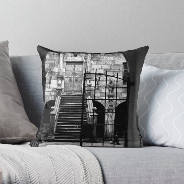 Castle Gates Throw Pillow