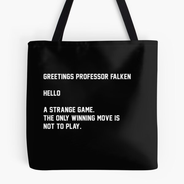 Item preview, Greetings Professor Falken designed and sold by Primotees.