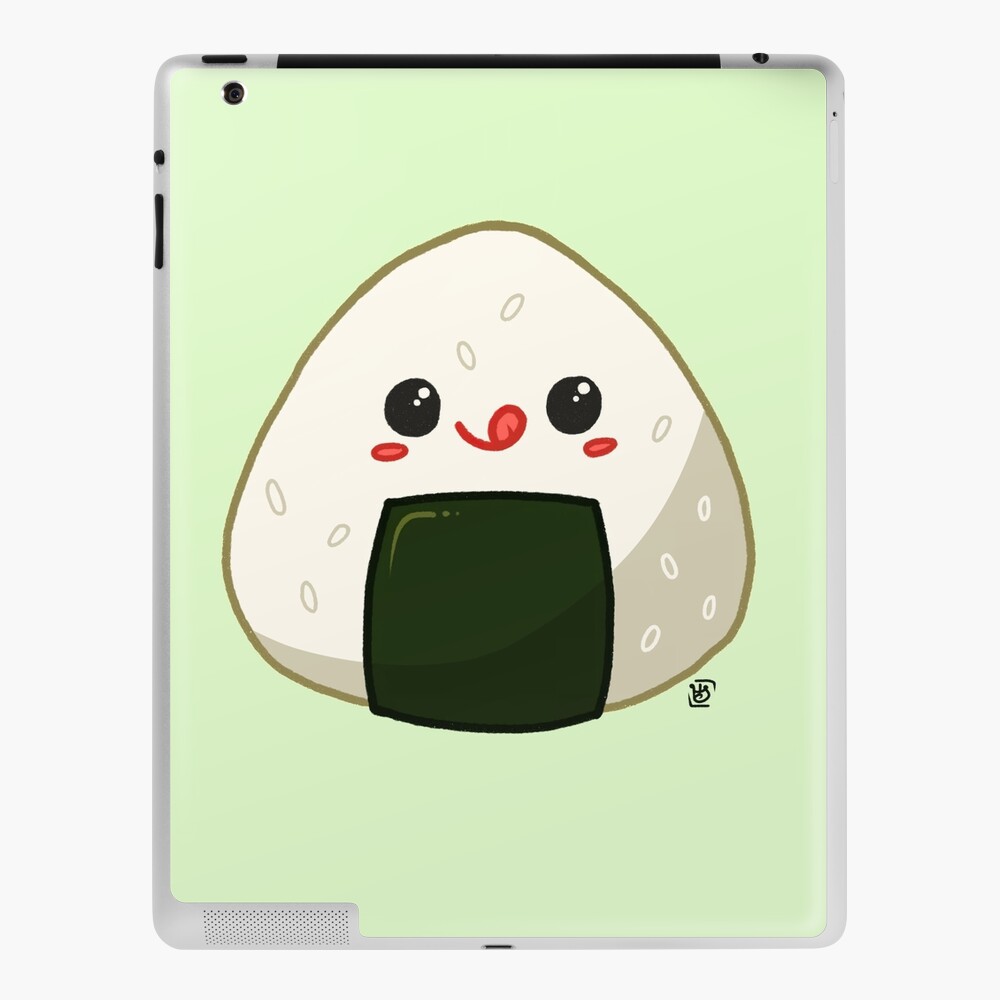 Kawaii Onigiri Ipad Case Skin By Heysoleilart Redbubble