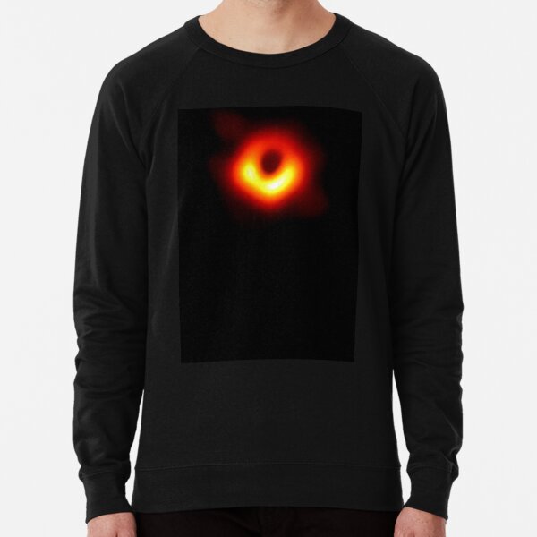Black Hole NEW REAL IMAGE FROM NASA Event Horizon Lightweight Sweatshirt