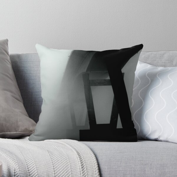 Mission Bridge in the Fog Throw Pillow