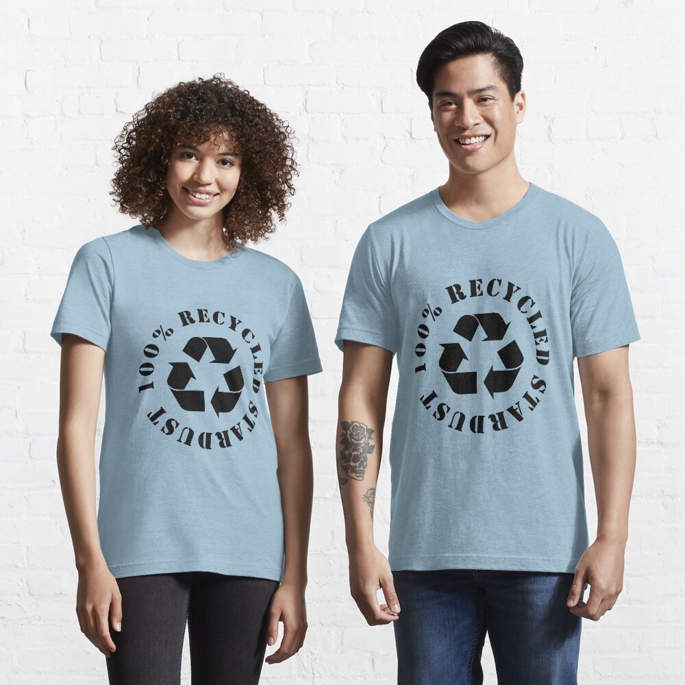 100% RECYCLED STARDUST (Black) | Essential T-Shirt