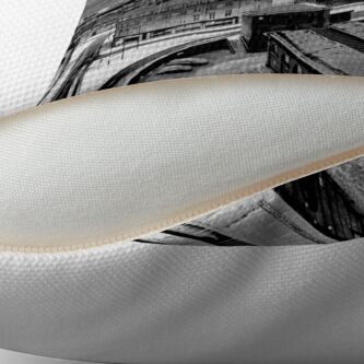 Thumbnail 2 of 3, Throw Pillow, Newcastle Quayside - a winters morn designed and sold by james thow.