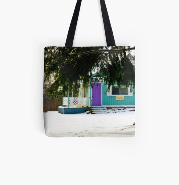 The Purple Door All Over Print Tote Bag