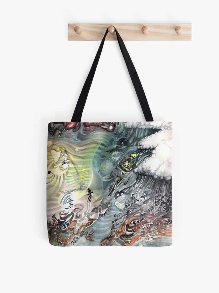 Tote Bag, Heaven to Stairway designed and sold by Davol White