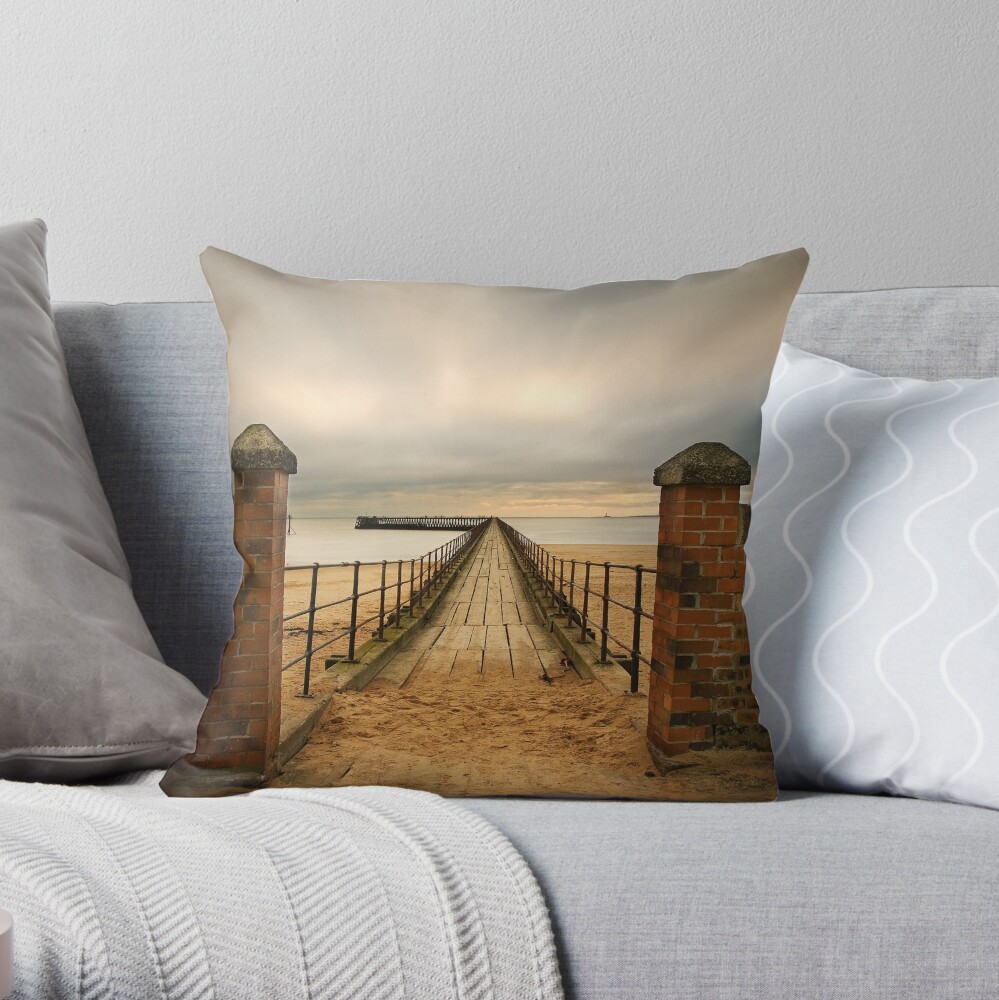 Pier entry Throw Pillow