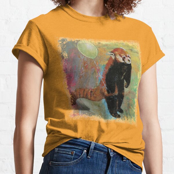 Ballon Panda rouge T-shirt classique