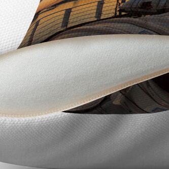 Alternate view of Tramonto dalla nave Throw Pillow