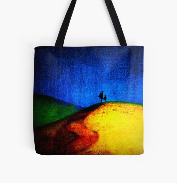 Hand In Hand All Over Print Tote Bag
