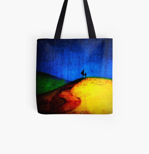 Hand In Hand All Over Print Tote Bag