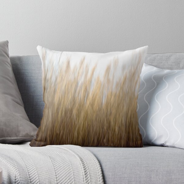 Tall Grass Throw Pillow