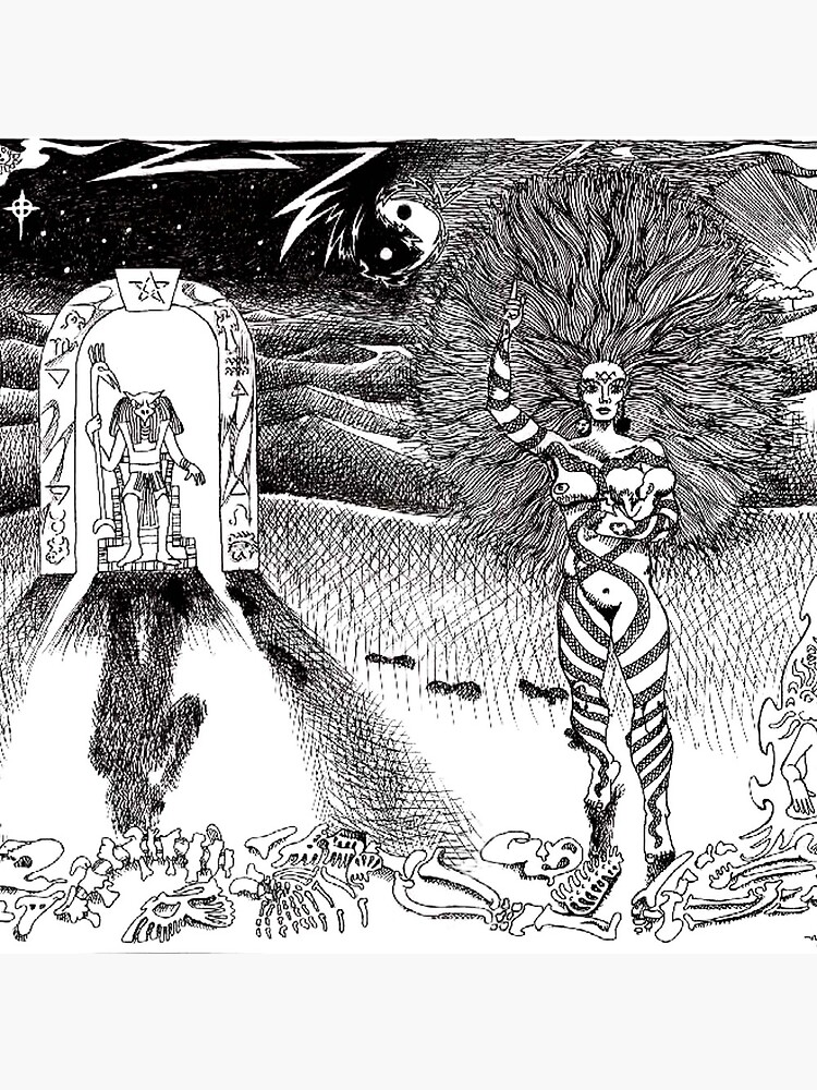 Thumbnail 3 of 3, Throw Pillow, 1999 Family Services Kidnapping Conspiracy and Ra-Hoor-Khuit designed and sold by Davol White.