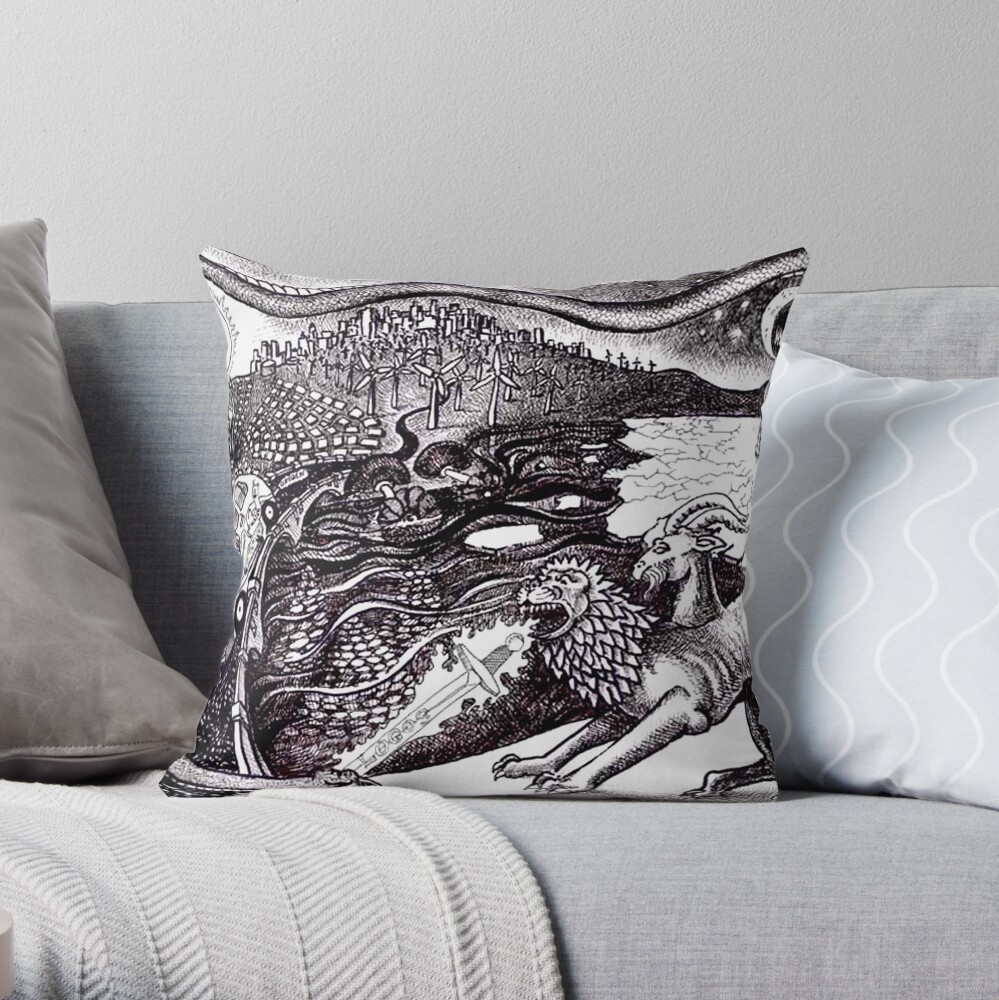 Item preview, Throw Pillow designed and sold by dajson.
