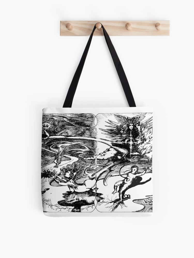 Tote Bag, 1987 Christmas Birth of Christ designed and sold by Davol White