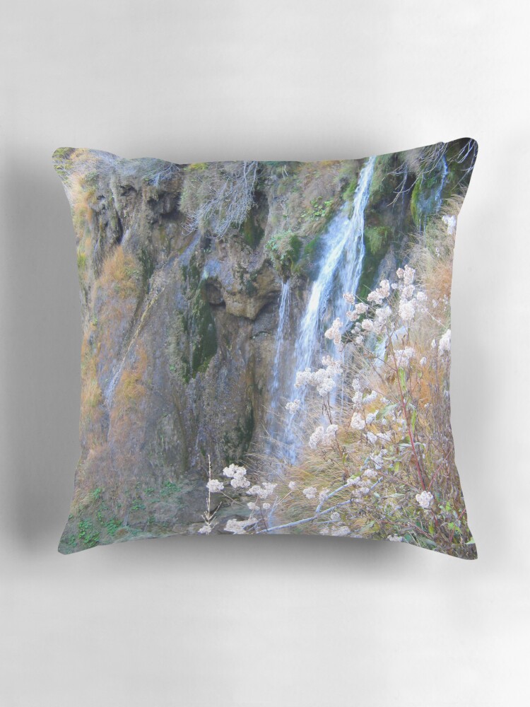 Thumbnail 3 of 4, Pillow, Romantic Waterfalls designed and sold by TatianaMichaela.