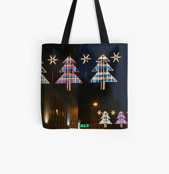 Scottish Christmas All Over Print Tote Bag