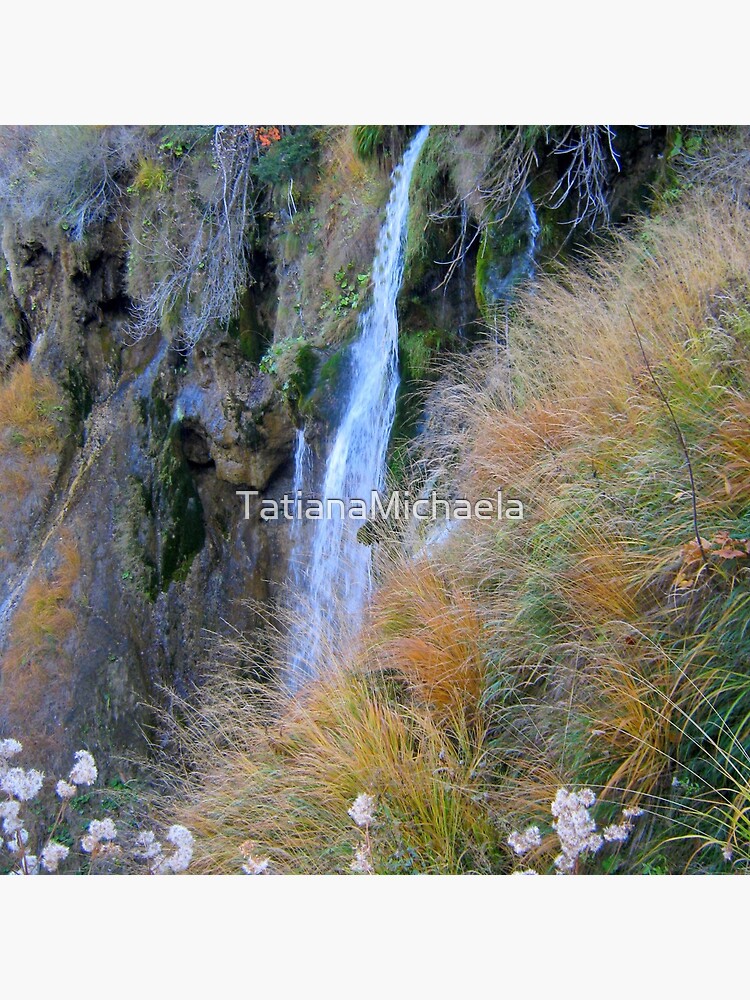 Thumbnail 4 of 4, Pillow, ROMANCE OF LITTLE WATERFALL designed and sold by TatianaMichaela.