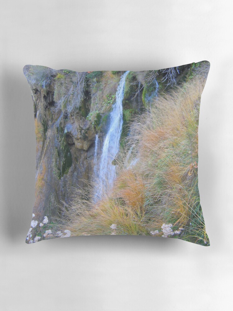 Thumbnail 3 of 4, Pillow, ROMANCE OF LITTLE WATERFALL designed and sold by TatianaMichaela.