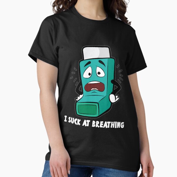 Item preview, I SUCK AT BREATHING Inhaler Inhale Wheeze Sports designed and sold by Moonpie90.