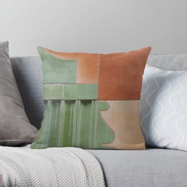 Striated Rock Throw Pillow by Sage Raine