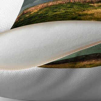 Alternate view of Storm over Naturalist's Is. Throw Pillow
