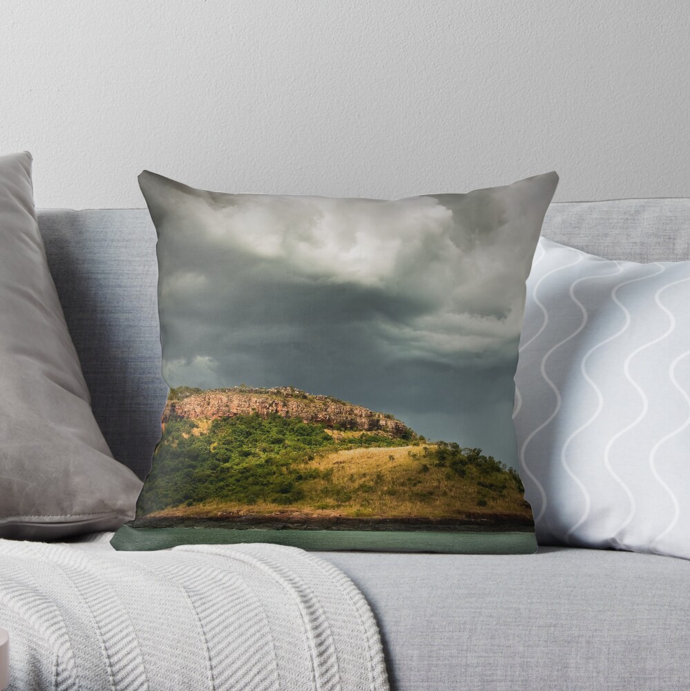 Storm over Naturalist's Is. Throw Pillow