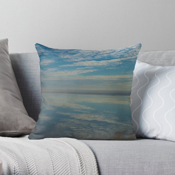 Lake Eyre clouds. Throw Pillow