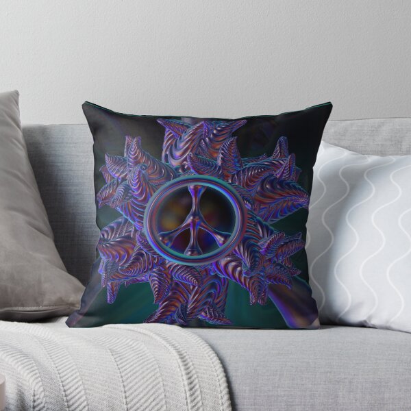 Peaced Throw Pillow