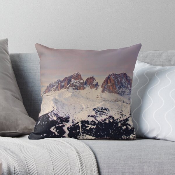 Il Sassolungo Throw Pillow