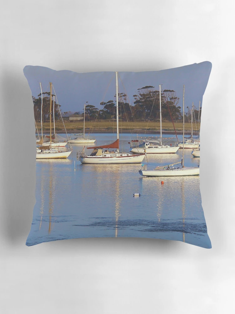 Thumbnail 3 of 4, Pillow, Floating Reflections designed and sold by Rhonda Taylor.