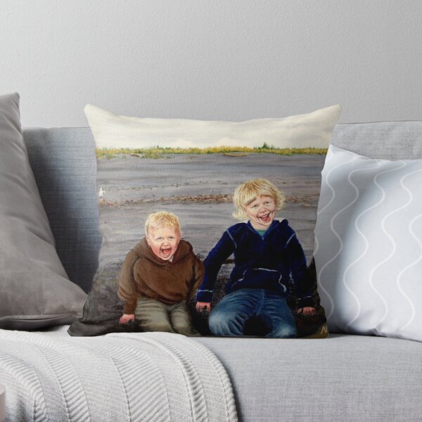 Defending the Castle Throw Pillow