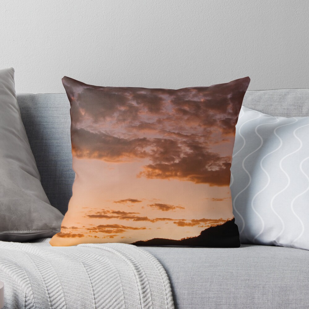 Sunset over Indian Hd, Kimberley Coast Throw Pillow
