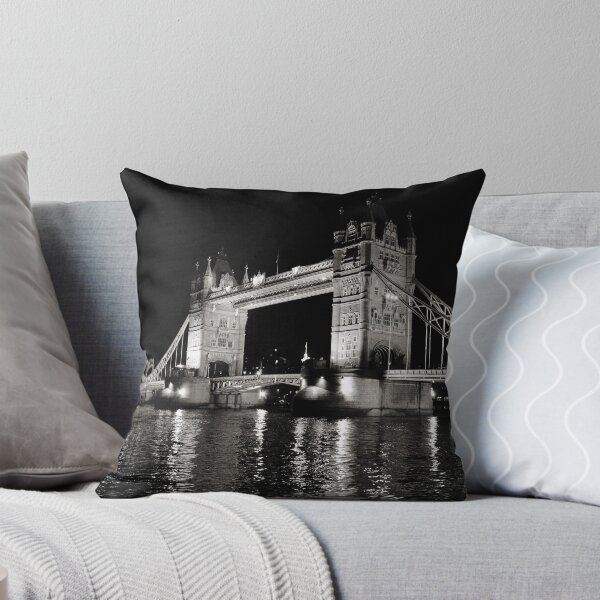 Item preview, Night shot of London Bridge designed and sold by Robyn Liebenberg.