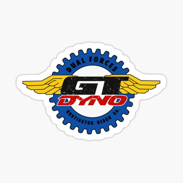 2 Vintage NOS Mid-School GT Wings Logo BMX Decal/Stickers 