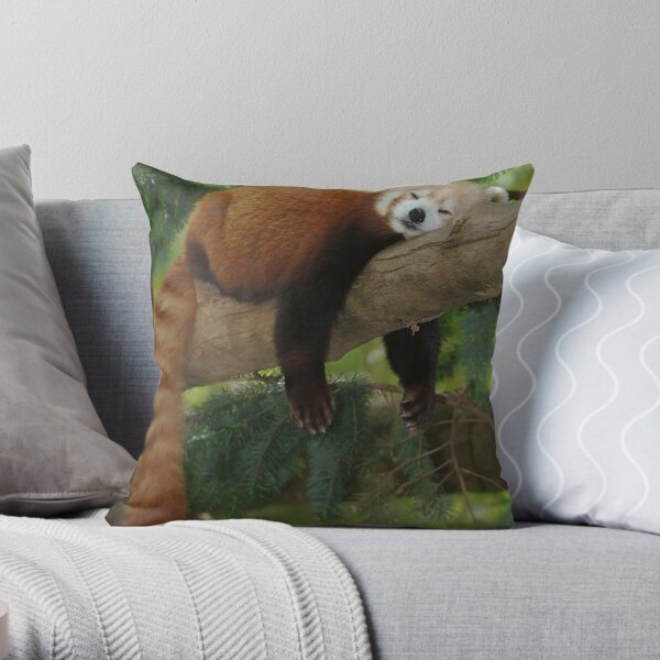 Red Panda 1 Throw Pillow