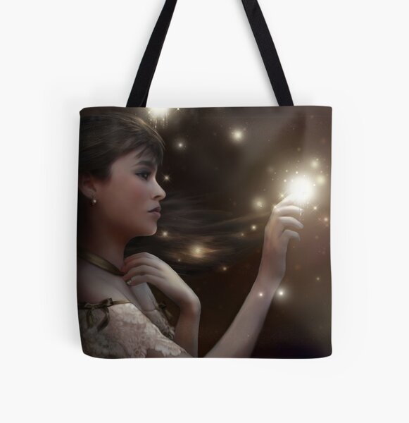 Fireflies All Over Print Tote Bag