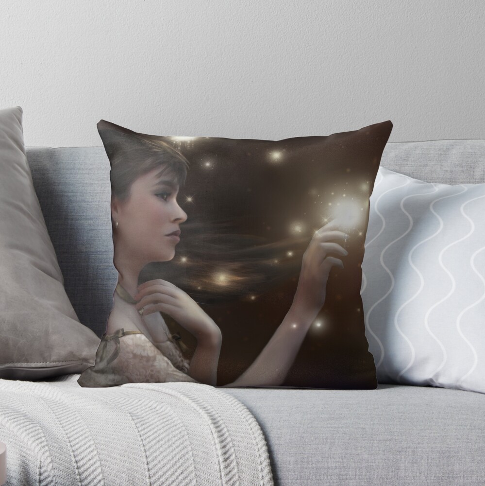 Fireflies Throw Pillow
