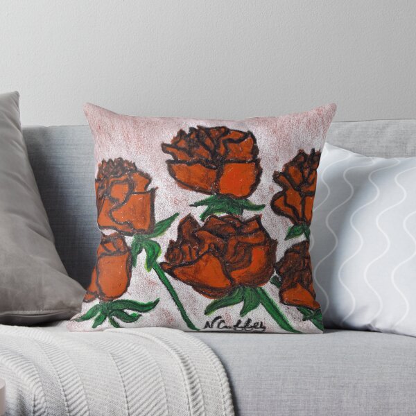ROSES Throw Pillow