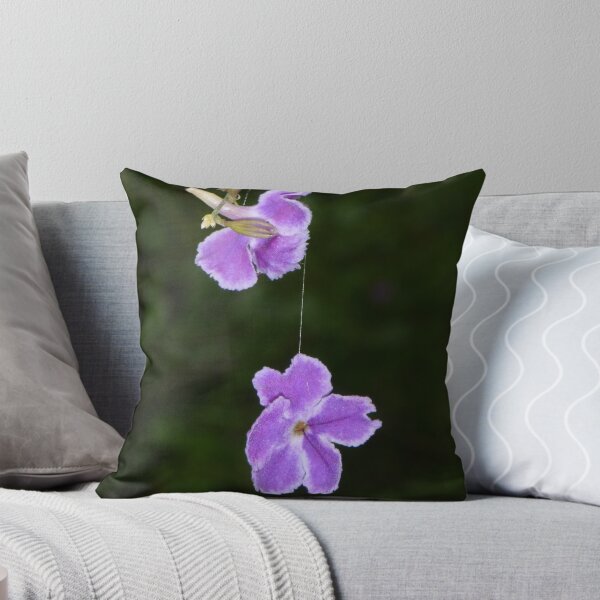 Hanging by a thread Throw Pillow