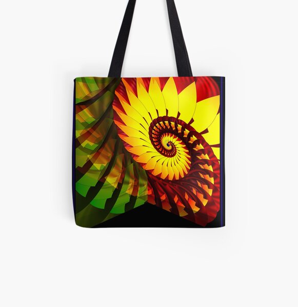 Cornered All Over Print Tote Bag