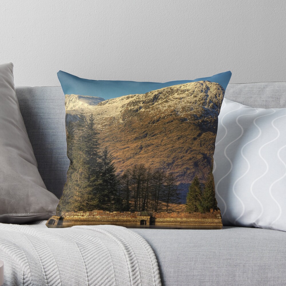 Arrochar Alps Throw Pillow
