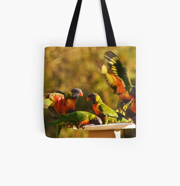Mayhem on the feeding tray All Over Print Tote Bag