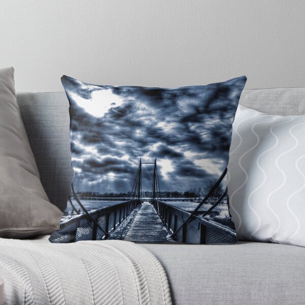 Mystery Bridge Throw Pillow