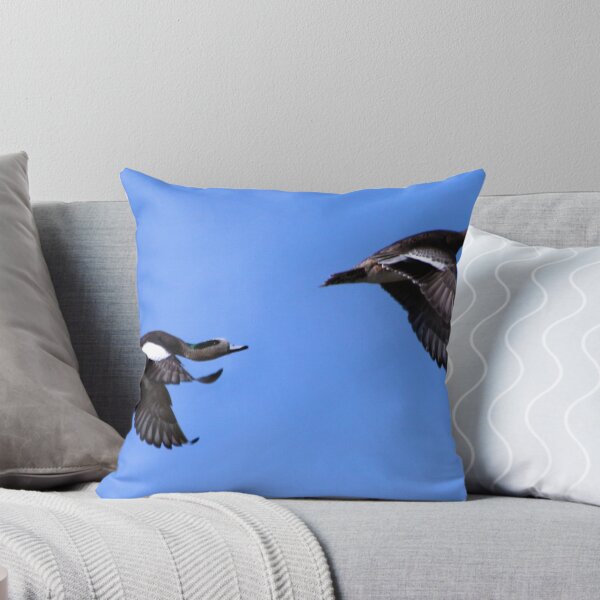 Item preview, American Wigeons Flying to a Safe Feeding Area  designed and sold by Chuck Gardner.