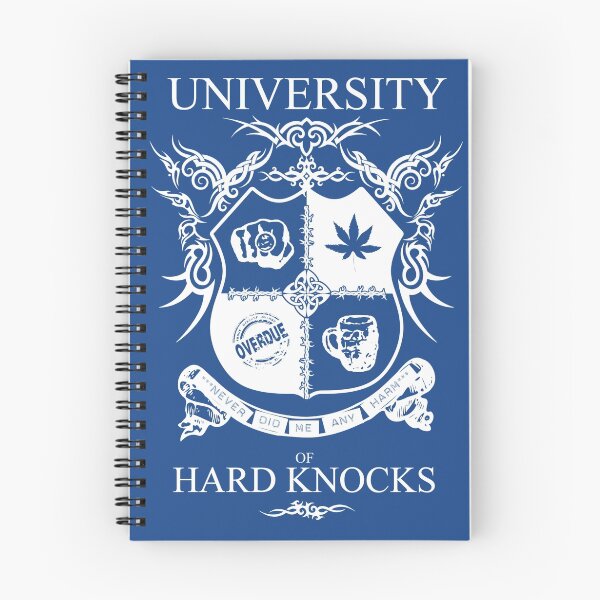 Item preview, University of Hard Knocks (white) designed and sold by ReverendBJ.