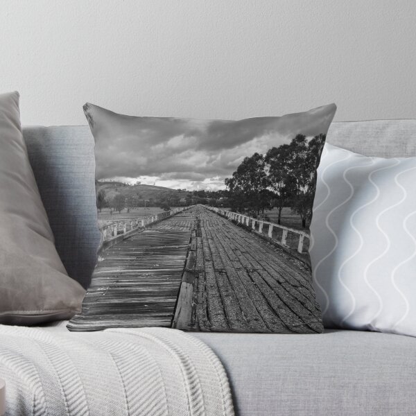 Gundagai Bridge Throw Pillow