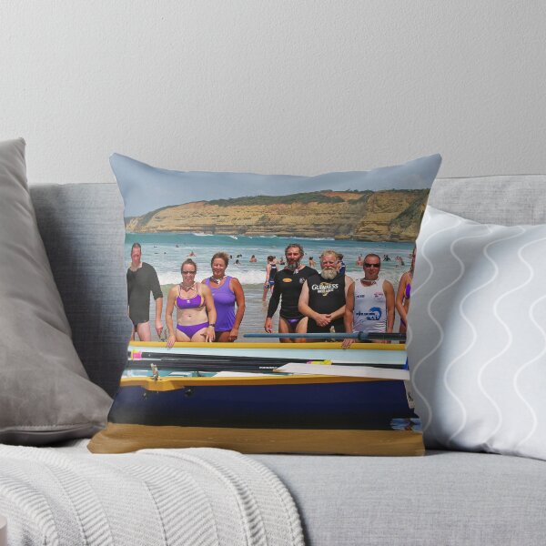 Item preview, Port Fairy boat crews at Jan Juc designed and sold by Andy Berry.